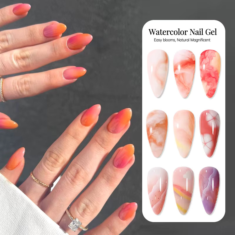 UR SUGAR Nagelgel, Klarer Marmor-Gradient, 15 ml - Bild 3