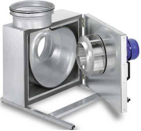 Helios Radiallüfter MBW 315 4 TK Megabox in Silber mit 355 mm Anschluss-Durchmesser - Bild 2