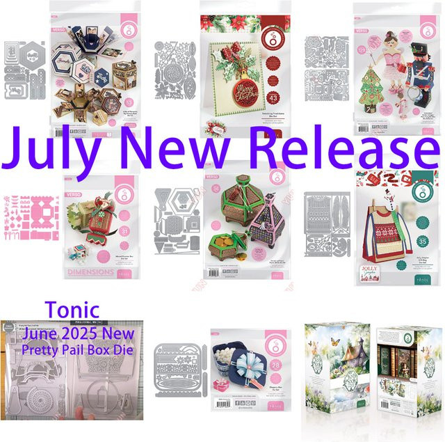 Tonic Advent Cracker Geschenkbox Twinkling Traditions Christmas Scrapbooking und DIY Card Craft Set in Multicolour - Bild 1