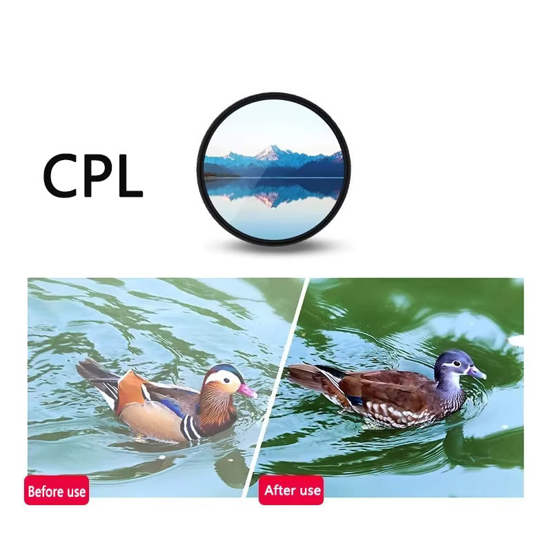 Lightdow 6 in 1 Kameraobjektivfilter Set in Schwarz mit UV, CPL, FLD und ND Filtern für Canon und Nikon Objektive - Bild 5