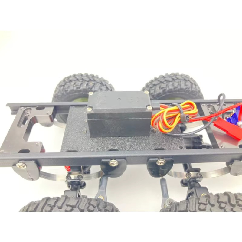 WPL 1/16 RC Metall-Chassisrahmen, Zubehör, Schwarz - Bild 2