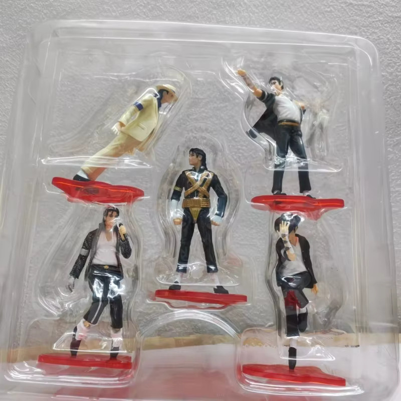 Bandai Michael Jackson Sammlerfiguren, Klassischer Weißer Anzug, PVC-Statuen - Bild 3