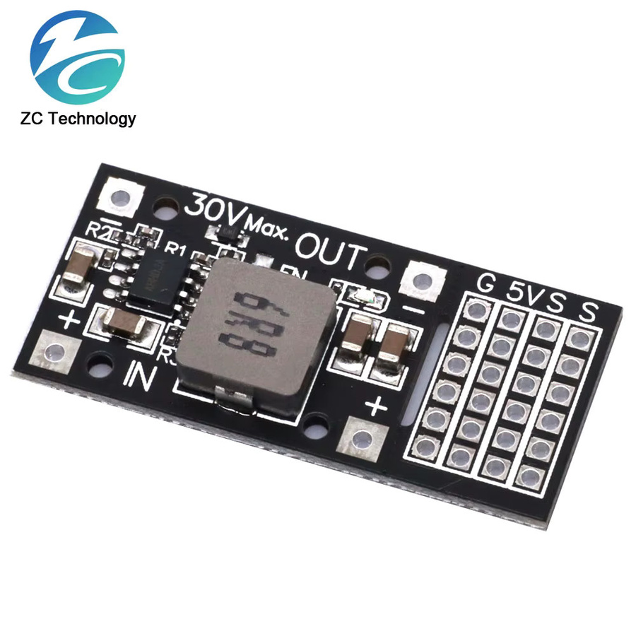 6-Kanal Servo Power Treiberplatine SY8205/MP2482 Step-Down-Modul 5V 5A für Arduino und Raspberry Pi, Schwarz - Bild 2