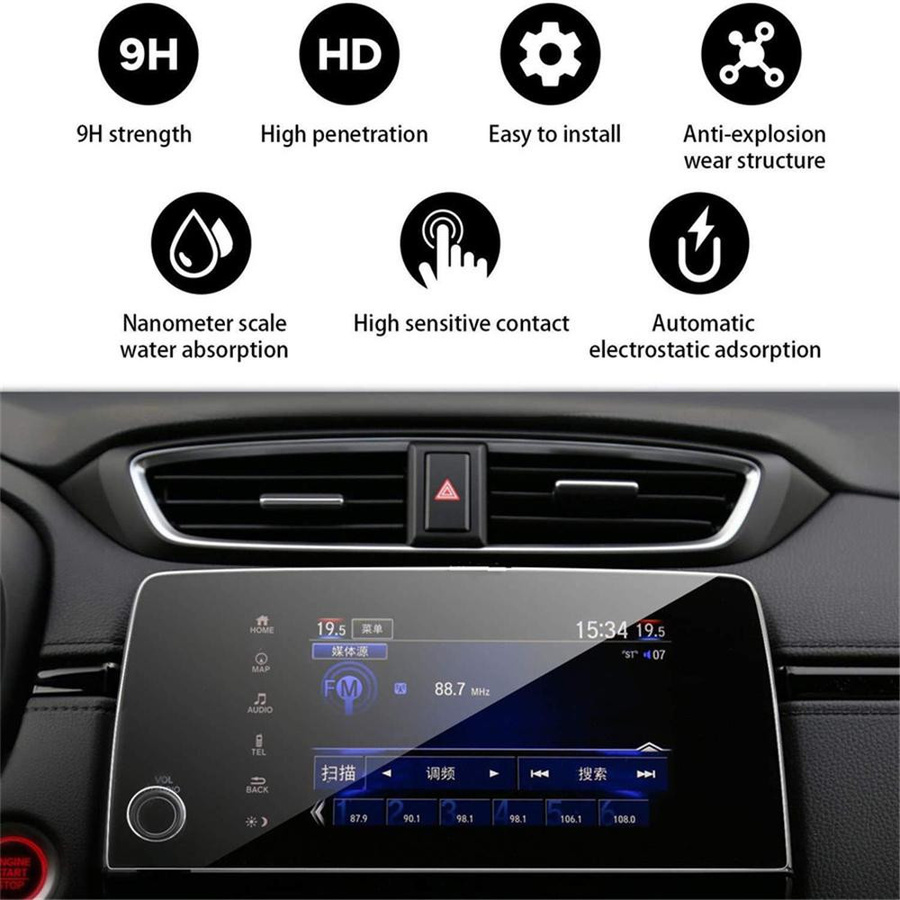 Skyfree Displayschutz aus gehärtetem Glas für Honda CR-V CRV 18–21, transparent - Bild 4