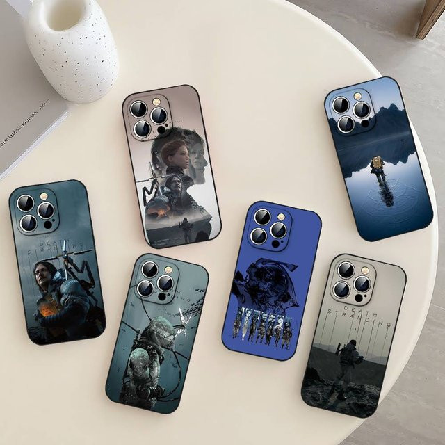 D-Death-Strandings Gaming-Handyhülle für Apple iPhone in Mehrfarbig, mattierte weiche Silikonhülle - Bild 1