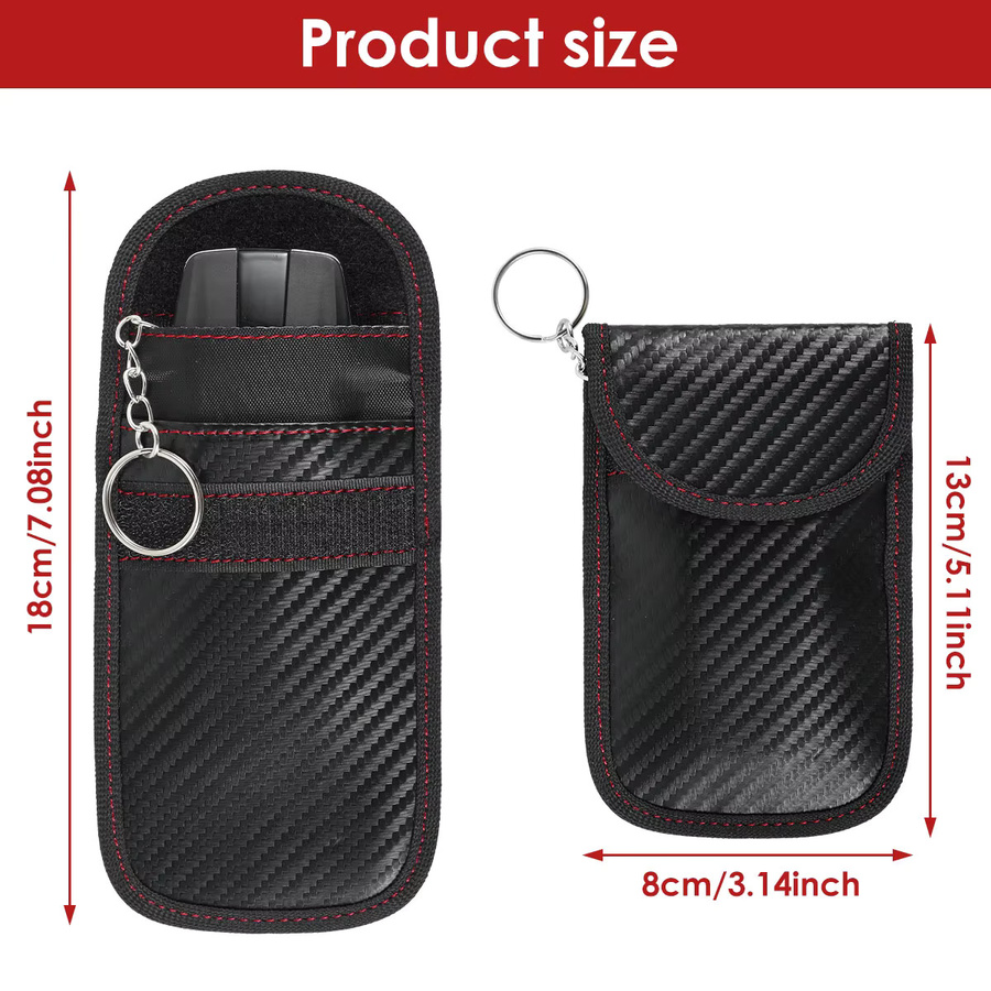 ODOMY Signal Blocker Sicherheitsbox in Schwarz als Faraday-Box zum Diebstahlschutz für Handy, Bankkarten und Autoschlüssel - Bild 5