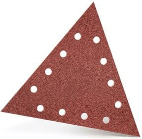 Menzer Klett-Schleifscheiben für Multischleifer, Körnung K80, 12-Loch, Durchmesser: 25 cm, VE 25 Stück - Bild 1