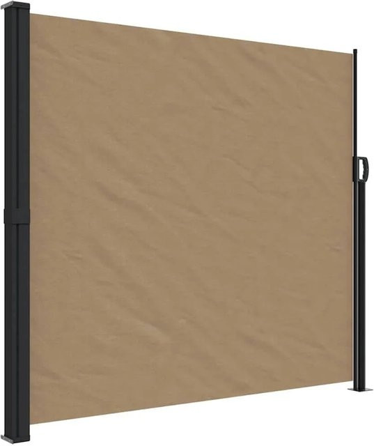vidaXL Seitenmarkise ausziehbar in Taupe, B/H: 300 x 180 cm - Bild 1
