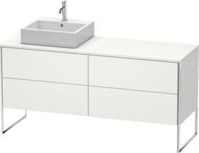Duravit Waschtischunterschrank XSquare in Weiß, B/T/H: 160 x 54,8 x 77,8 cm - Bild 1