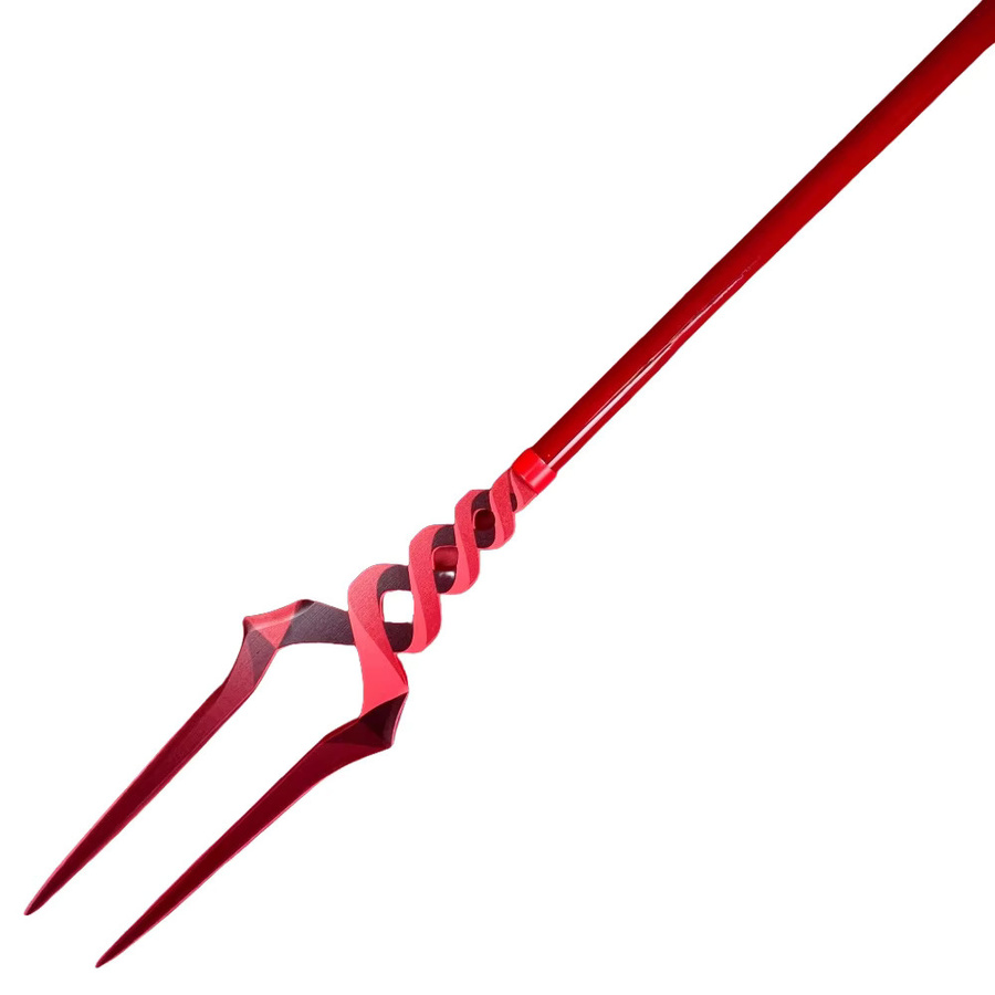 MINISO Lance of Longinus Spear Katana, Holz, Rot, Fantasy - Bild 2