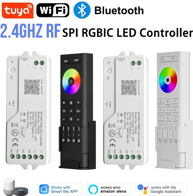 Tuya Wifi LED Controller YSRSAI für adressierbare RGBW LED Streifen wie WS2814 und SK6812, kompatibel mit Google Home - Bild 1