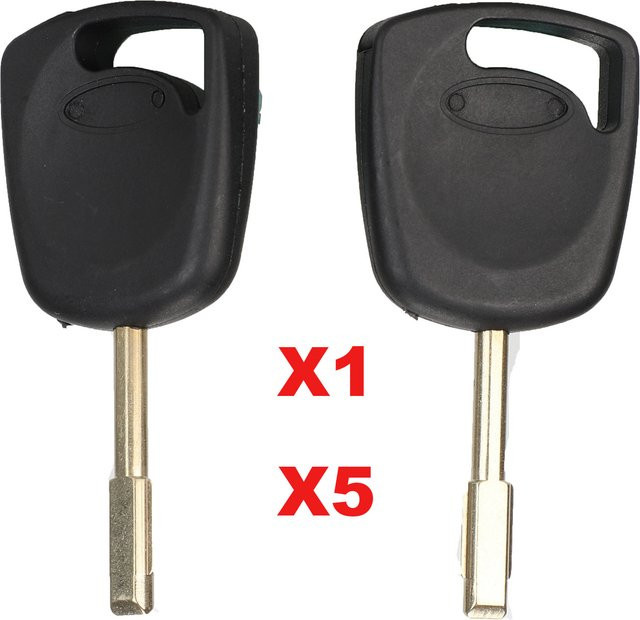 Jingyuqin X1 X5 Transponder Schlüssel Shell für Ford Mondeo Focus in Schwarz - Bild 1