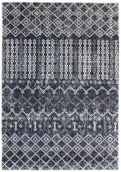 The Deco Factory Teppich für Innen- und Außenbereich mit Geo-Muster in Blau, B: 120 cm, L: 170 cm - Bild 1