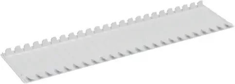 Hager Universal Abdeckstreifen für 12 Module, Farbe Grau, RAL 7035, VZ415 - Bild 1