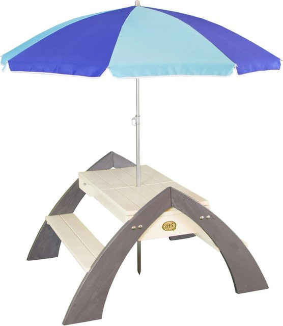 Sand- und Wassertisch Picknicktisch Delta inklusive Sonnenschirm - Bild 1