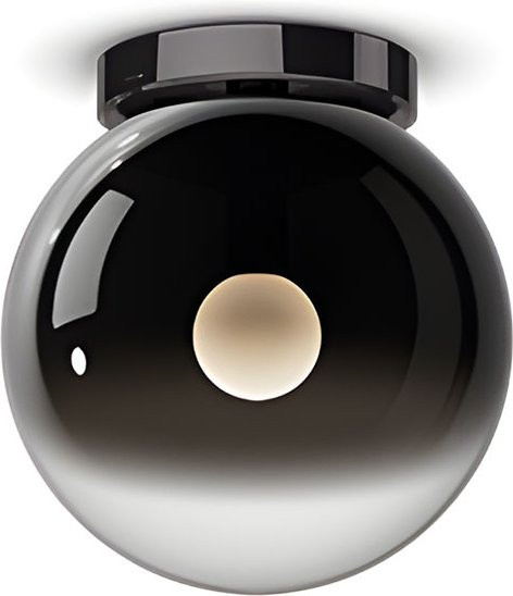 Occhio Luna Piena 200 Up LED-Deckenleuchte in Dark Chrome mit dimmbarer x-tra warm LED (2200K - 3500K) - Bild 1