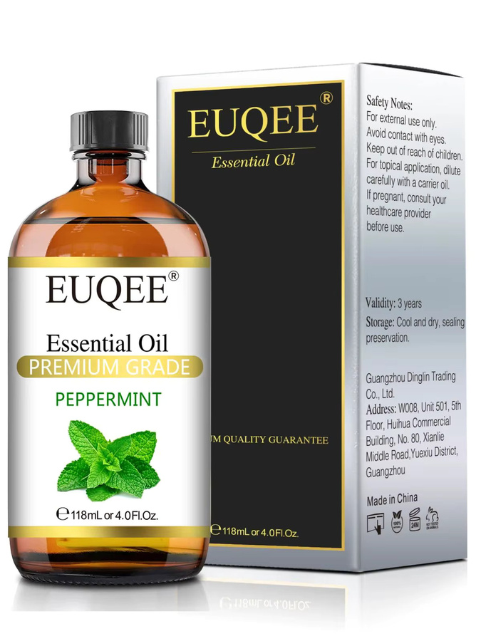 EUQEE Ätherisches Öl, 118 ml, Pfefferminze, Lavendel, Eukalyptus, Bergamotte - Bild 3