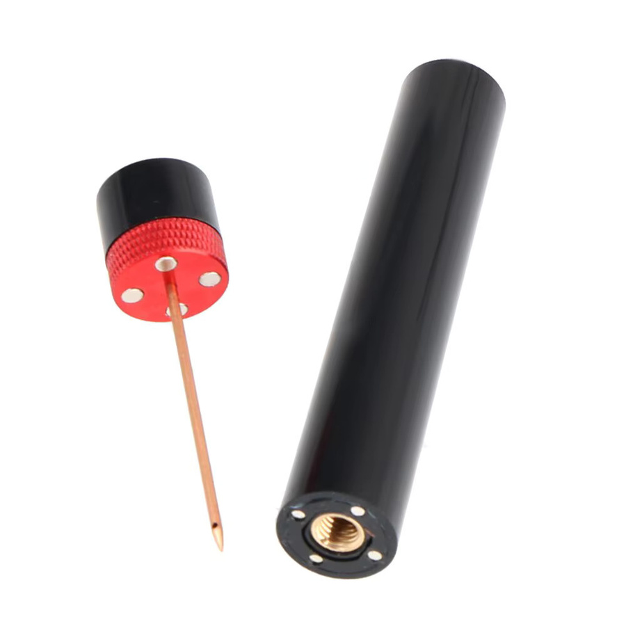 Wein Korkenzieher mit Luftdruckpumpe und Glas-Pin in Schwarz zum Öffnen von Weinflaschen - Bild 3