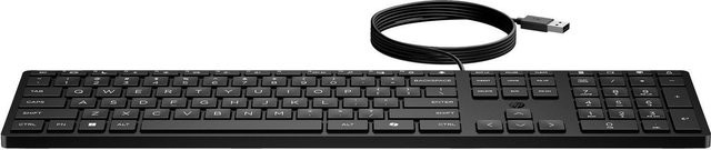 HP Desktop 320K Membran-Tastatur QWERTZ Schweiz Schwarz USB-A - Bild 1