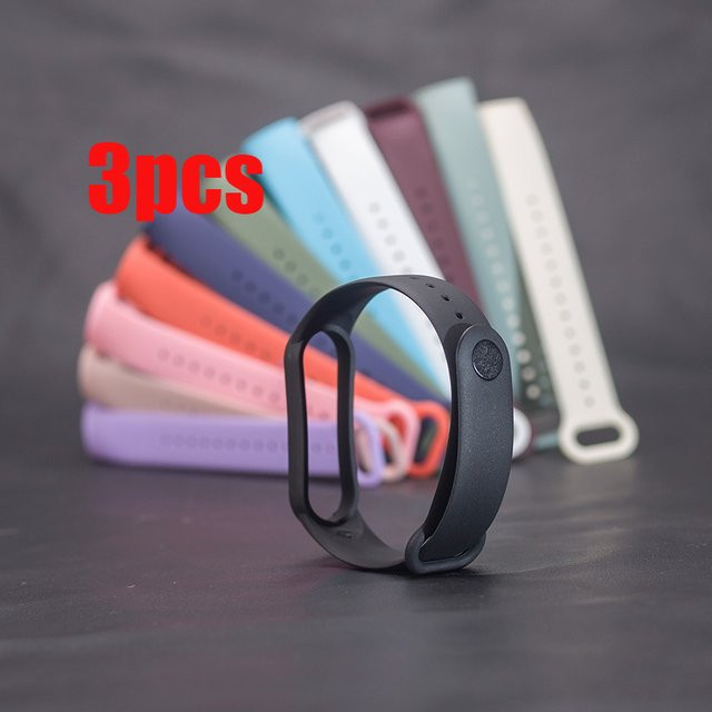 Armband für Xiaomi Mi Band, Silikon, Schwarz, Unisex - Bild 1