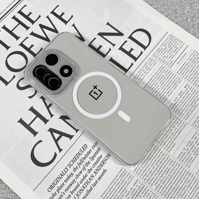 MagSafe Schutzhülle für OnePlus 15 5G, transparentes Hartcase aus PC, ultradünne magnetische Rückseite mit Bumper-Schutz - Bild 2