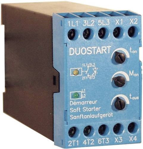 Peter Electronic DUOSTART 3 Sanftstarter 21500.40003 in Blau mit 3kW Motorleistung bei 230V und 400 V/AC Nennstrom 6.5A - Bild 1