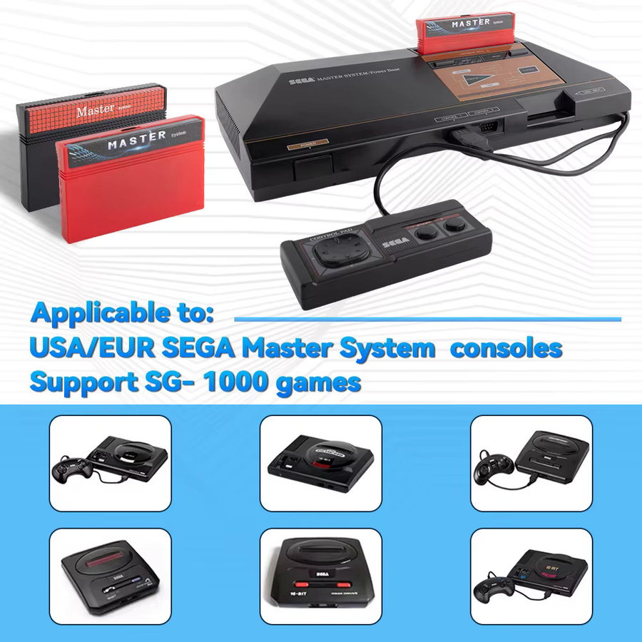 Everdrive Master System Spielkassette mit 8GB TF-Karte für USA und EUR Konsolen - Bild 5