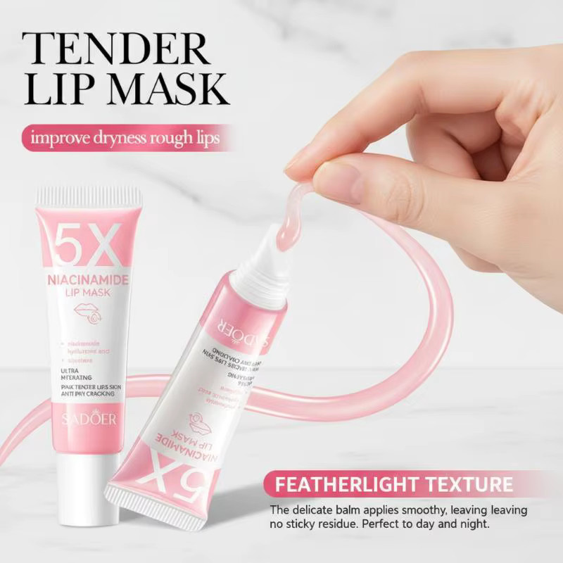 SADOER Lip Mask mit Niacinamid, Lippenpflege - Bild 2