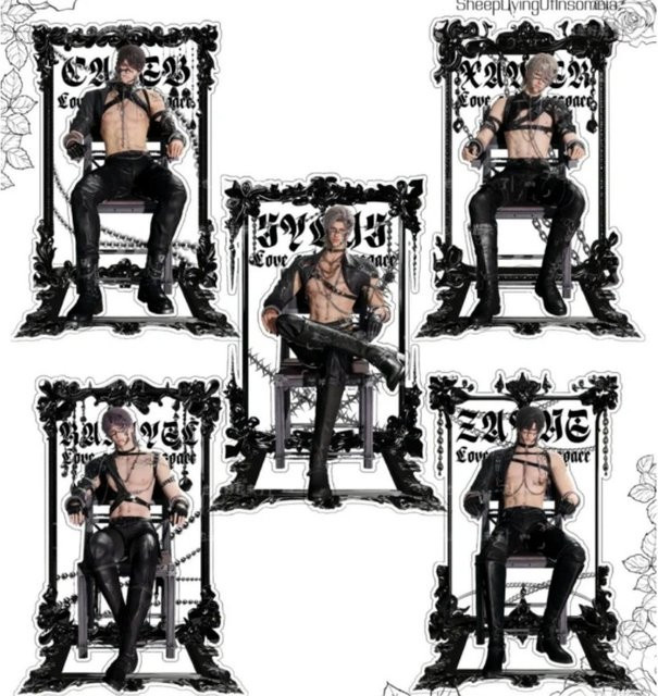 Beast Kingdom Love and Deepspace Acryl-Standmodell Xavier Sylus Caleb Cartoon Tischdekoration - Bild 1