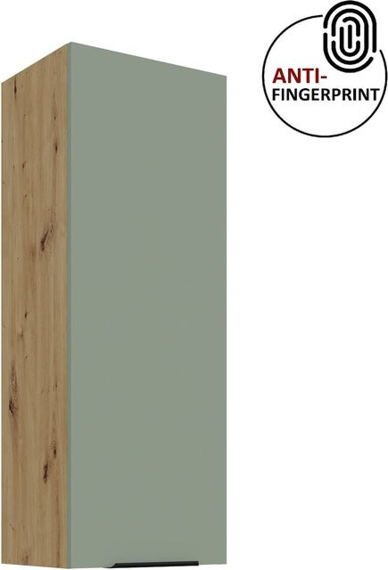 ARIA Hängeschrank Küchenzeile Aquamarin mit Anti Fingerprint Oberfläche, Höhe: 40 cm, Breite: 90 cm - Bild 1
