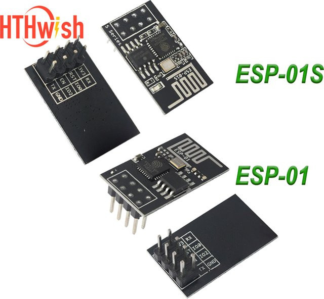 ESP-01 ESP-01S ESP8266 Seriell zu WIFI Modul Transceiver Empfänger in Schwarz für Arduino - Bild 1