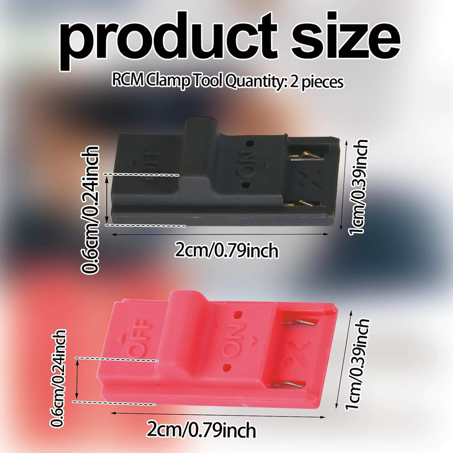 RCM-Vorrichtungswerkzeug für die Nintendo Switch Schalterkonsole, langlebige RCM-Lader-Clips aus Kunststoff in Schwarz, Kurzschlusswerkzeug für Modding und Recovery-Modus - Bild 1