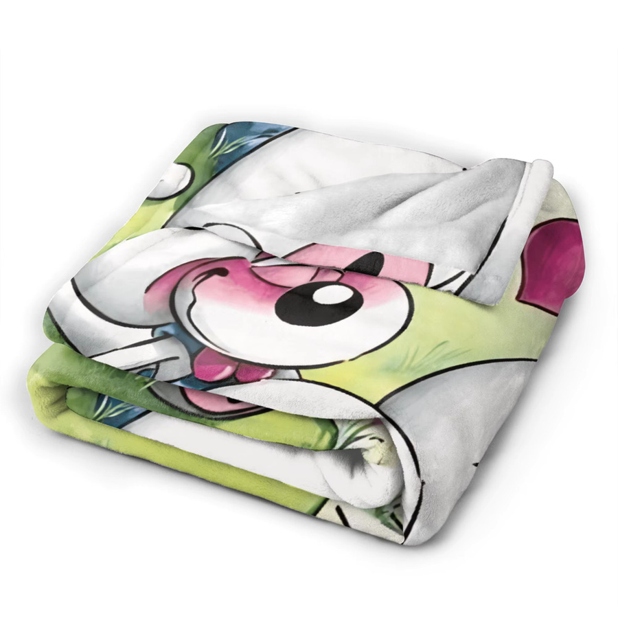 Diddl Cartoon Flauschige Tagesdecke Super Weich für Wohnzimmer und Reisen - Bild 3