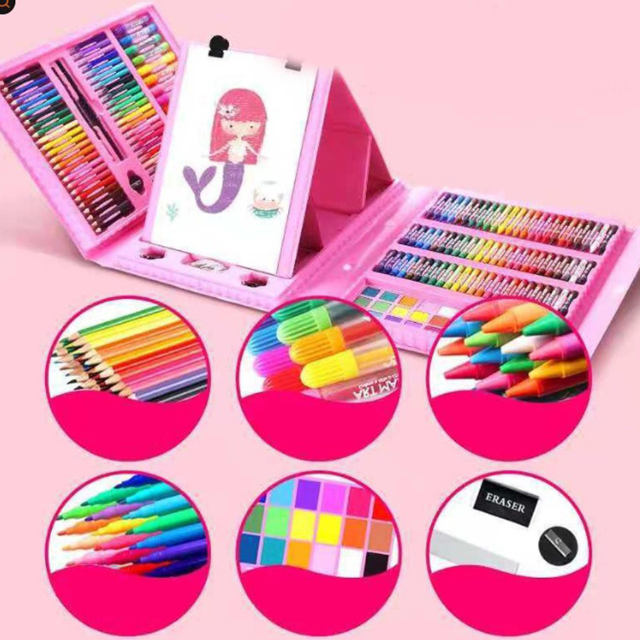 Wosawe Malset, Kunststift-Set, 208-teiliges Set, Bunt / Mehrfarbig - Bild 2