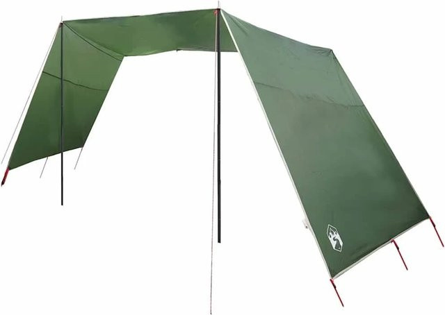 vidaXL Wasserfester Tarp mit Dach in Grün, B/T/H: 240 x 240 x 17 cm - Bild 1