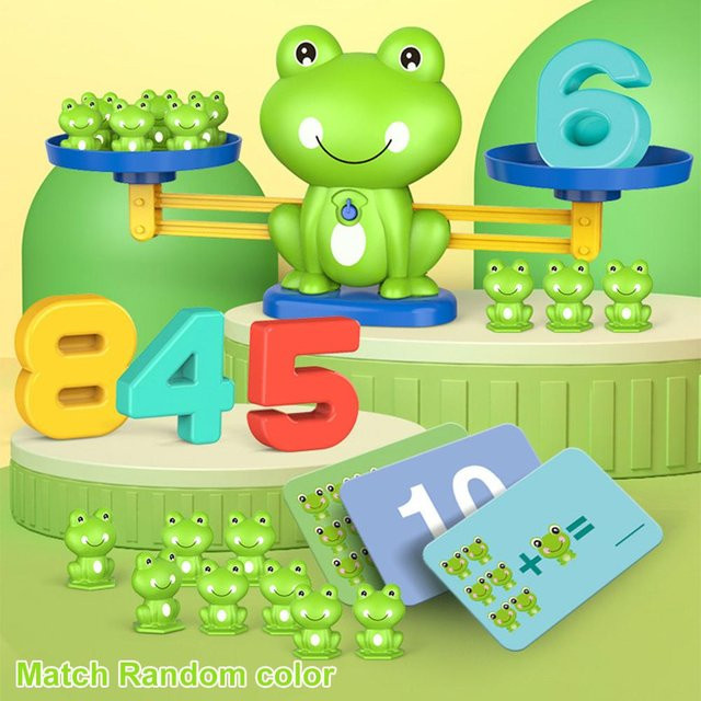 Frosch Mathematik Waage, Lernspielzeug - Bild 1