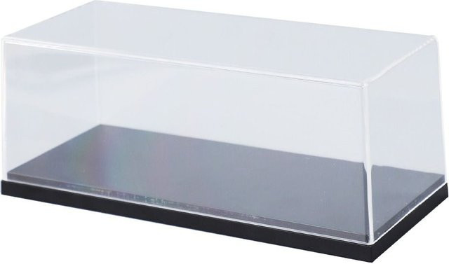 Dzhouh Transparente Acryl Displaybox für Modellautos in Schwarz B: 12,0 cm, T: 6,0 cm, H: 4,5 cm - Bild 1