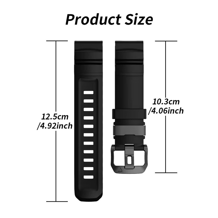 Garmin Uhrenarmband Silikon, QuickFit, 22/26 mm, orange - Bild 4