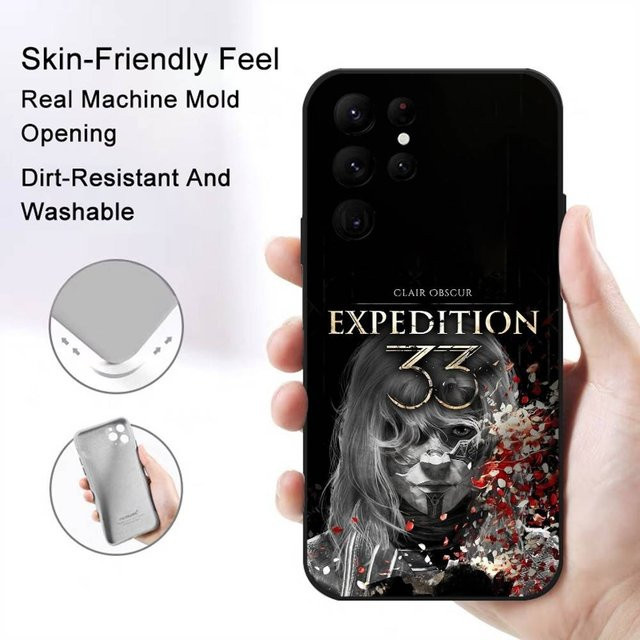 C-Clair Obscur E-Expedition 33 Handyhülle aus weichem ultra-TPU für Samsung Galaxy S20 S21 S22 S23 S24 FE Plus - Bild 1