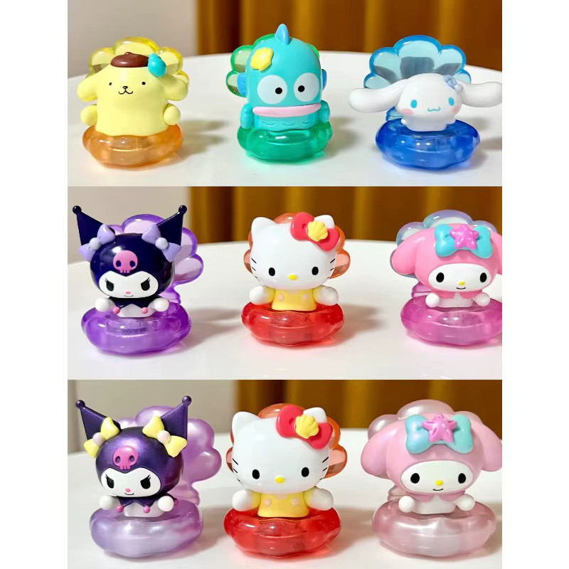 Sanrio Sammelfiguren Blind Box mit verschiedenen Charakteren wie Pompompurin, Cinnamoroll, Pochacco, Keroppi, Kuromi und Osakana in Mehrfarbig - Bild 3