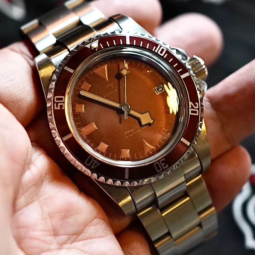 DAGGERAXE Armbanduhr Automatik, Edelstahl, 40 mm, Herren, 10 ATM - Bild 2