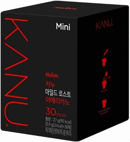 Dongsuh Maxim Kanu Milder Roast Americano, Instant-Drink, 30 Stück - Bild 1