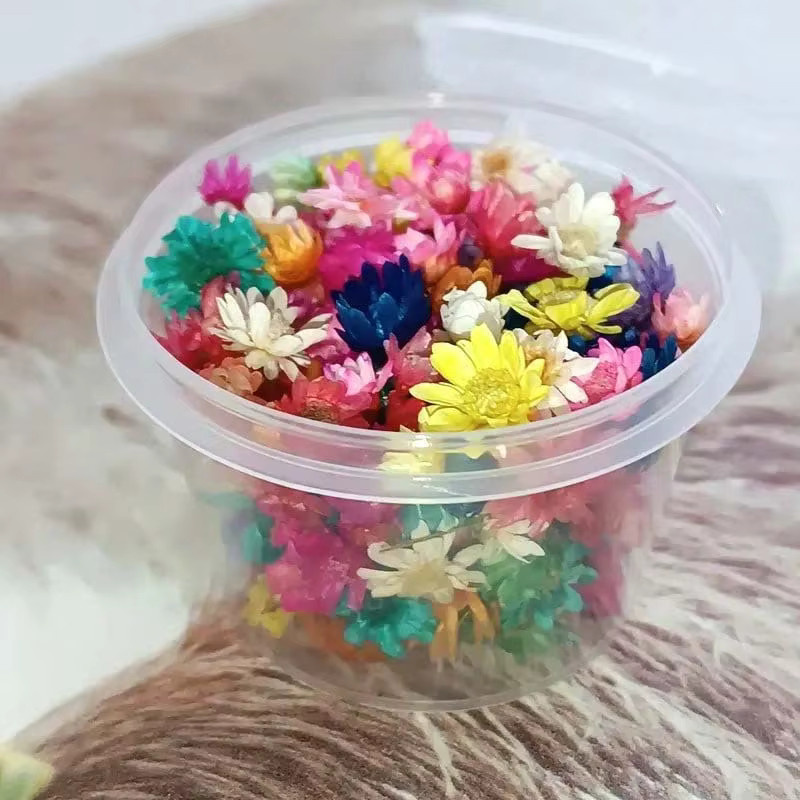 Bunte getrocknete Blumen aus Kunstharz für DIY-Schmuck und Epoxidkunst, 1 Box - Bild 4