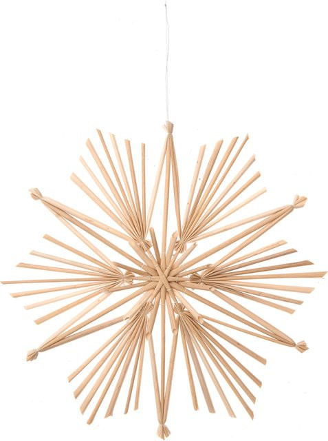 Rico Design Put a Bow on It Strohstern groß in Gold für Weihnachten - Bild 1