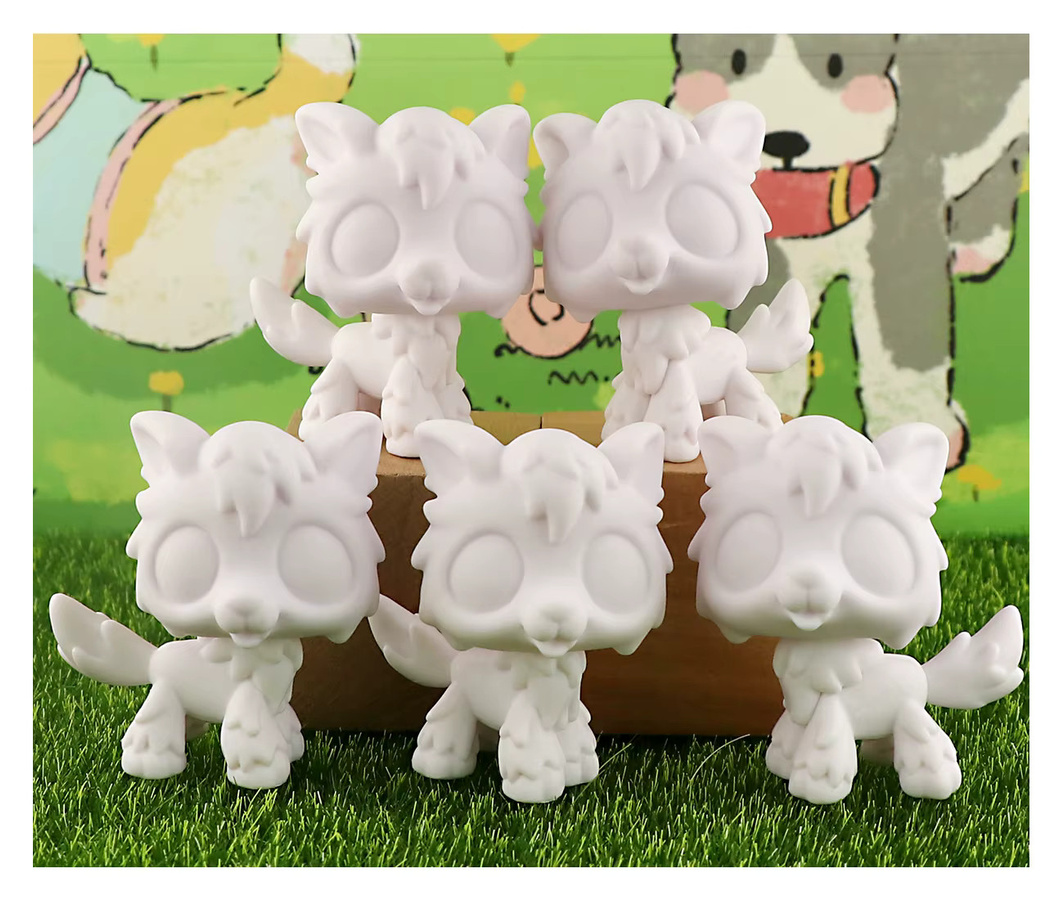 Minilpsshop Weiße Basis für DIY-Figuren, 5-teiliges Set, Weiß, Kunststoff - Bild 2