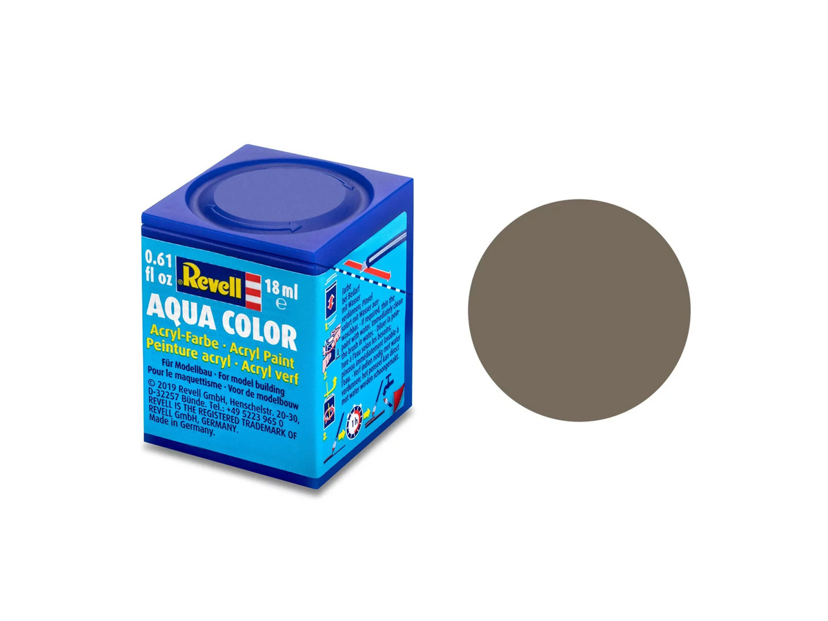 Revell Aqua-Farbe Erdfarben Earth Brown Matt 18ml - Bild 3