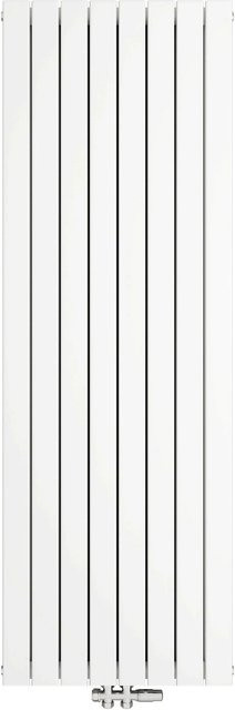 Duschparadies Paneelheizkörper Weiß Doppellagig Vertikal mit Mittelanschluss B: 60,2 cm, H: 180 cm - Bild 1