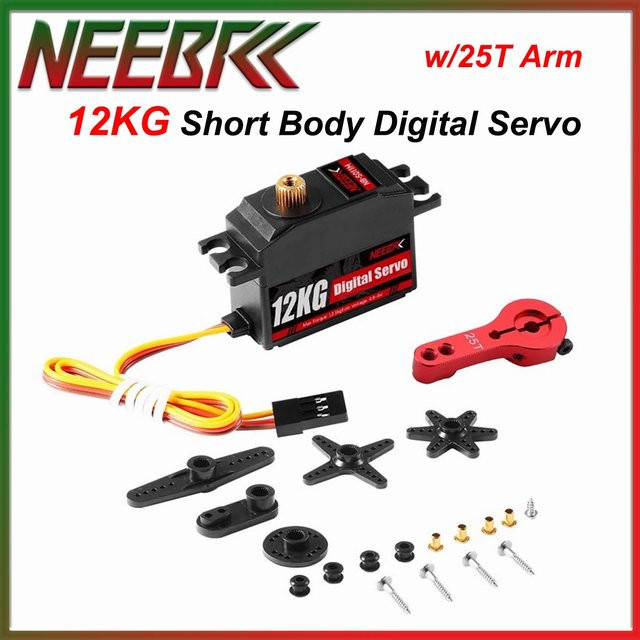 NEEBRC Digital-Servo, Metallgetriebe, 1:12, Zubehör - Bild 1