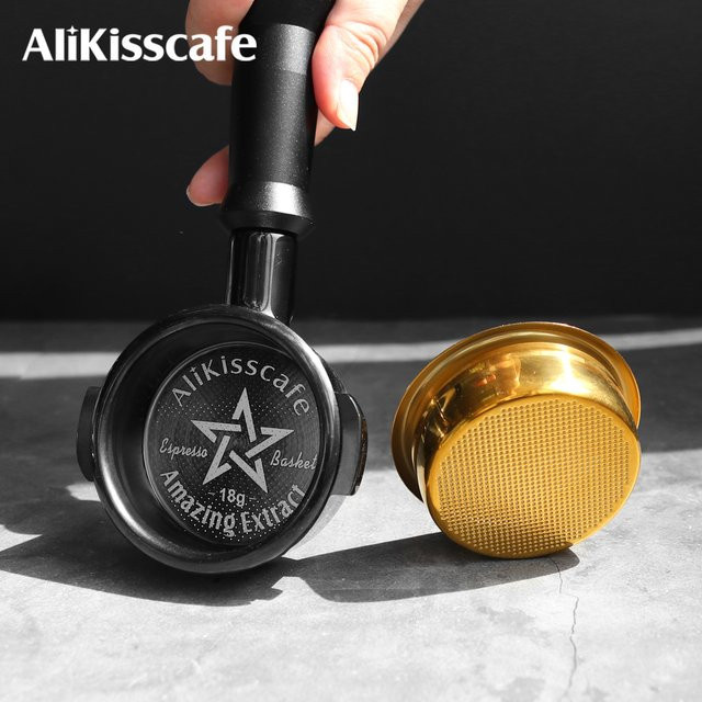 AliKisscafe Espresso Siebträgerkorb für Delonghi und Breville E61 Kaffeemaschinen Präzisions-Barista-Werkzeug - Bild 1