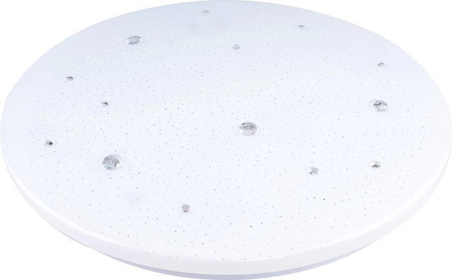 MegaLight LED-Deckenleuchte Shining Diamond in Weiß mit Lichtfarbenwechsel, dimmbar und Fernbedienung, Durchmesser: 35 cm - Bild 1